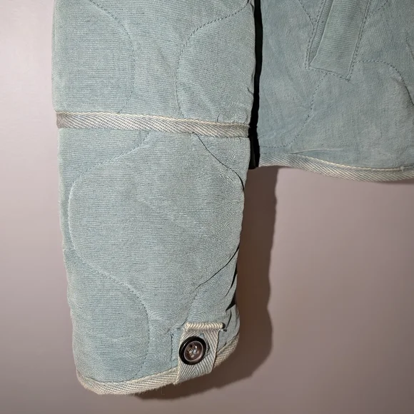 Free People Aura Liner Jacket In Emerald Spell - Picture 4 of 9